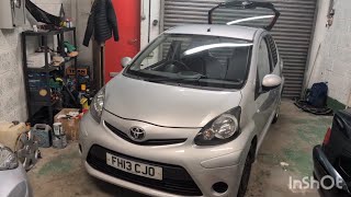 Prepping My Toyota Aygo I Bought From Auction [upl. by Adnuhser]