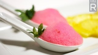 Molecular Gastronomy  Strawberry Foam Recipe [upl. by Corinne]