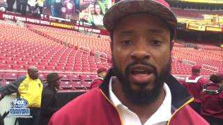 Santana Moss on the Redskins NFL Draft Picks Interview [upl. by Brackely]