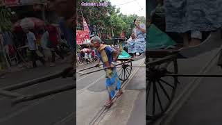 India  Calcutta  Tram  Local Train  Jcb  Kolkata Vlog  Road Roller  Metro Rail  Rickshaw [upl. by Aan]