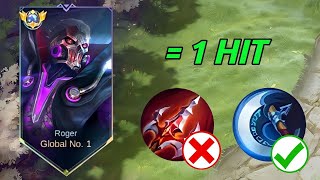 ROGER NEW SUPER DAMAGE BUILD 2024 MUST TRY  MLBB [upl. by Euhsoj]