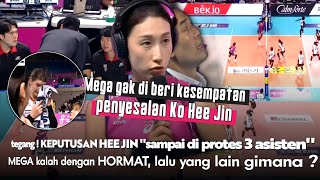 ABAIKAN MEGA quotKO HEE JIN DI PROTES 3 ASISTENNYAquot Ratu Voli Korea Mega itu kuncinya untung di LEPAS [upl. by Amberly13]