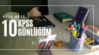 Yeniden Başlıyoruz KPSS 2025  Dhbt mülakat Kpss Günlüğüm 10 [upl. by Ynor]