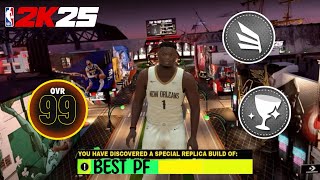 THE BEST 6’6 2WAY SLASHING STRETCH FOUR BUILD NBA 2K25 CRAZY UNDERSIZED BIG MAN BUILD [upl. by Negaet531]