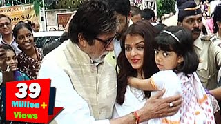 Video Amitabh Bachchan PAMPERS Aaradhya Bachchan  LehrenTV [upl. by Isoais]