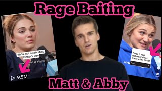 Matt amp Abby RAGE BAITING Viewersits messy [upl. by Ainitsirk386]