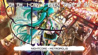 Nightcore  Metropolis  Owl City Lyrics [upl. by Bonner]