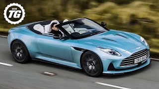 FIRST DRIVE 671bhp Aston Martin DB12 Volante – World’s Most Beautiful New Car [upl. by Nileve]