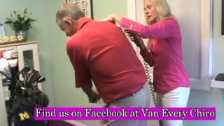 Improve Golf Game with KST Chiropractic adjustment at Van Every in Royal Oak [upl. by Eikciv]