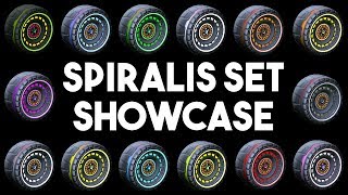 SPIRALIS SET SHOWCASE  ROCKET LEAGUE [upl. by Eicarg]