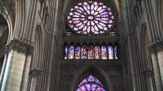 Inside Reims Cathedral Cathédrale NotreDame de Reims Reims ChampagneArdenne NE France [upl. by Eillod]