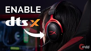 How to enable DTSX on HyperX headphones [upl. by Rhea138]