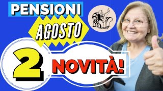 🟢 PENSIONI AGOSTO 👉 le DUE NOVITÀPARTICOLARITÀ IN ARRIVO con questo pagamento 💰 ⚡️ [upl. by Enelez]