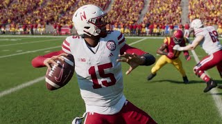 Nebraska vs USC  NCAA Football 1116 Full Game Highlights College Football 25 Sim [upl. by Suoicerp]