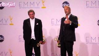 Kevin Costner amp Tom Berenger Backstage Emmy Speech [upl. by Efar]