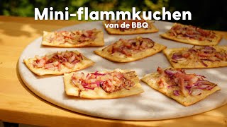 Miniflammkuchen van de BBQ  Recept  Allerhande [upl. by Leahcimnaj]