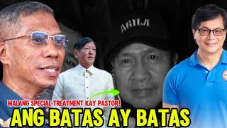 PBBM TINABLA SI QUIBOLOYWALANG IBIBIGAY NA SPECIAL TREATMENT KAY PASTORANG BATAS AY BATAS [upl. by Goat]