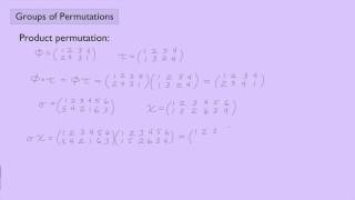 Abstract Algebra 1 Groups of Permutations [upl. by Leelaj]