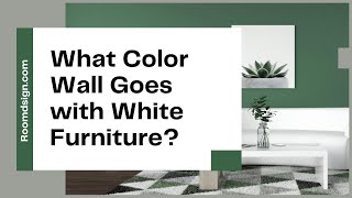 Best Wall Color for Living Room with White Furniture [upl. by Elbertine]