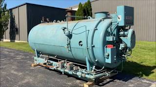 Cleaver Brooks 185 HP Natural Gas Boiler BL2050 [upl. by Ber556]