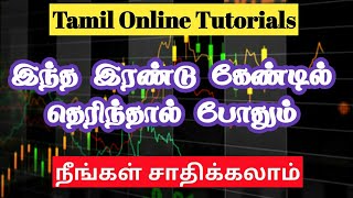 Candlestick Tricks in Tamil  candlestick pattern in tamil  Live market [upl. by Strage177]