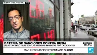 ¿Qué tanto impacto tendrán las sanciones de Estados Unidos y la Unión Europea contra Rusia [upl. by Alisa463]