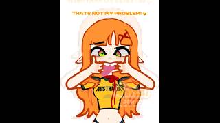 NOT MY PROBLEM 🚫  shorts viral gacha tweening [upl. by Manaker650]