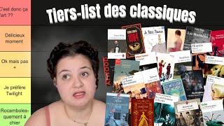 Tierslist des classiques [upl. by Yahsed]