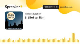 5 Libri sui libri [upl. by Emolas]