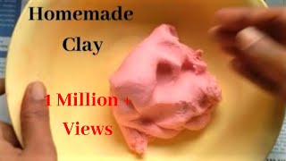 How to Make Clay at Home Homemade Clay  Craft Clay [upl. by Idihsar]