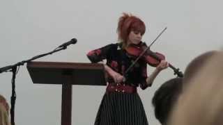 Lindsey Stirling  Shatter Me Los Angeles Temple Visitors Center 11 May 2014 [upl. by Horace]