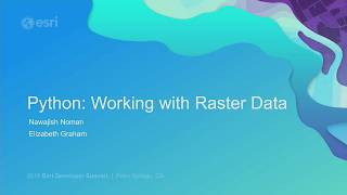 Python Working with Raster Data [upl. by Jeffrey]