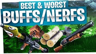 The New Update Fortnite Best amp Worst BuffsNerfs [upl. by Grosmark]