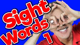 New Sight Words 1 Sight Words Kindergarten  High Frequency Words  Jump out Words  Jack Hartmann [upl. by Akyssej]