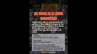 Conversatorio sobre la crisis financiera UdeA quotAl calor de la lucha organizadaquot [upl. by Harragan794]