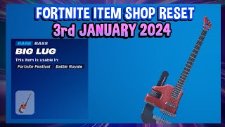 NEW BIG LUG INSTRUMENT  2023 REWIND SKINS Fortnite Item Shop Reset 3rd January 2024 [upl. by Ginsburg]