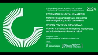 Conferencia Carlos Jimenez PATRIMONIO CULTURAL INMATERIAL [upl. by Reinar]