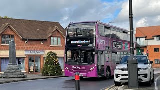 Reading Buses Enviro400 223 SN61 BCO  Reading Buses Enviro400 222 SN61 BAV [upl. by Lekcim]