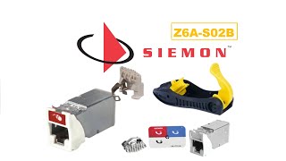 COMO PONCHAR JACK SIEMON CAT6A Z6AS02B [upl. by Otrebcire]