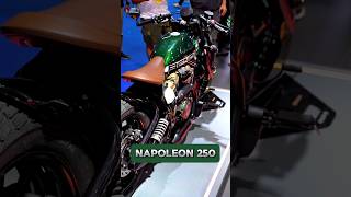 Napoleon 250 caferacer bikereview shortvideo viral [upl. by Ardnued598]