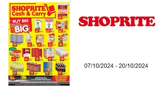 Shoprite specials ZA  07102024  20102024 [upl. by Anrapa]