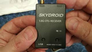 Unboxing Skydroid 58Ghz 150CH OTG Smartphone FPV Receiver for Android [upl. by Eelak]