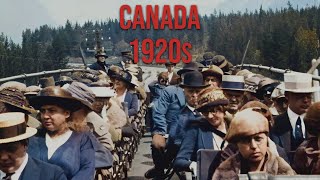 Canada in the 1920s  Restored Footage [upl. by Boarer352]