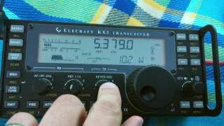 100mW QRPp on 60m SSB Using the Elecraft KX3 [upl. by Nilrah]