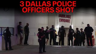 BREAKING 1 Dallas police officer killed 2 officers hurt in Oak Cliff shooting [upl. by Haniraz]