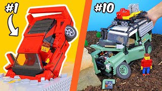 I CRASHED LEGO CARS [upl. by Aikemahs]