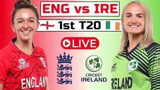 England Women VS Ireland Women live 1st T20  IR W vs ENG W live  live cricket match today [upl. by Figone]