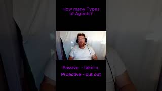 what types of AI agents aiautomation aiagents aiagent [upl. by Ativel470]