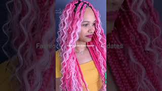 STUNNING JUMBO BOX BRAIDS Braids for Black Women jumboboxbraids knotlessbraids cutehairstyles [upl. by Ambrogio]