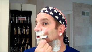 Merkur 37C Slant Bar Safety Razor Shave and Review [upl. by Jankell]